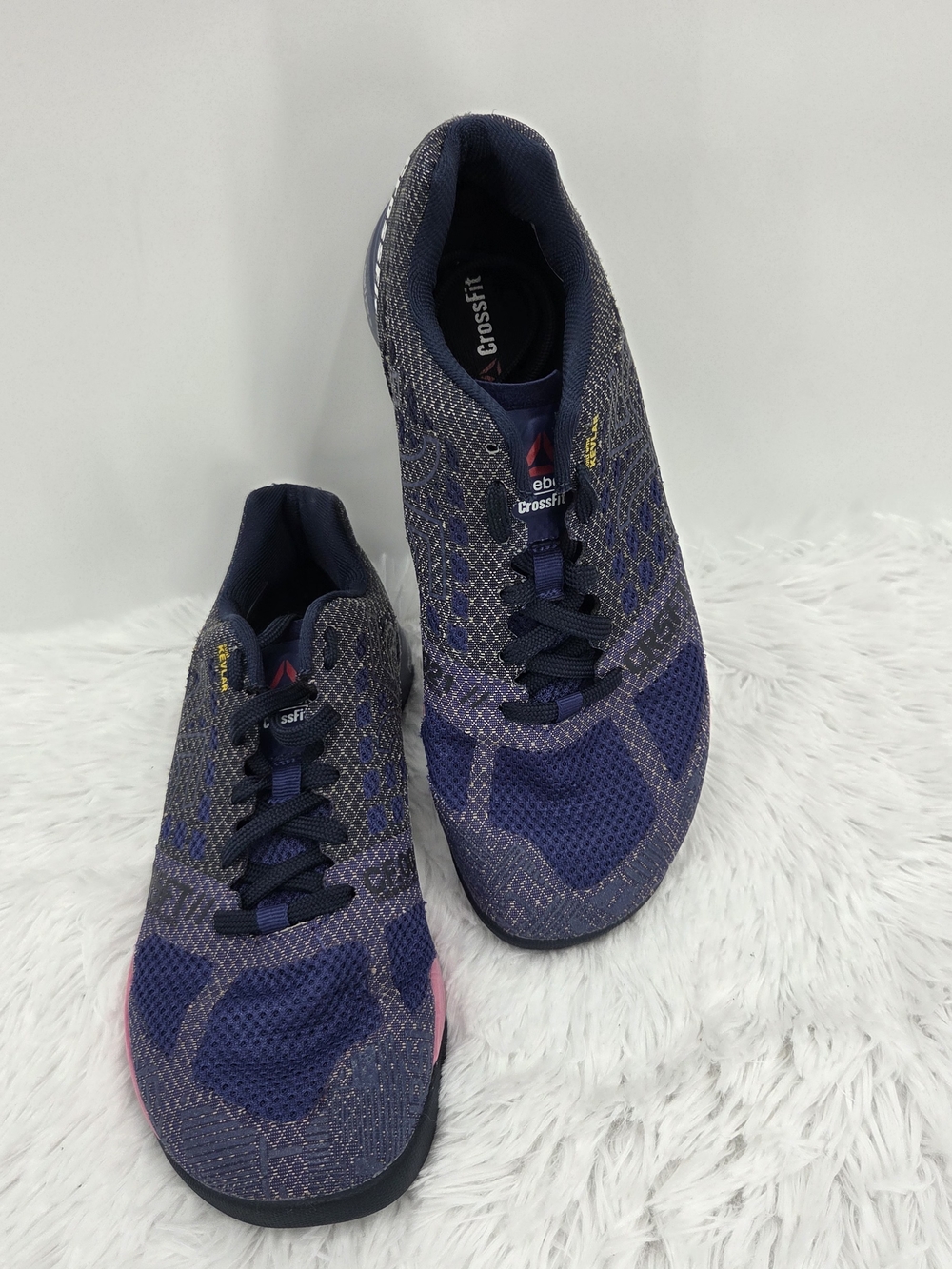 Reebok CrossFit Nano 5.0 Women’s US 9 Navy Pink Kevlar Gym Training Shoes